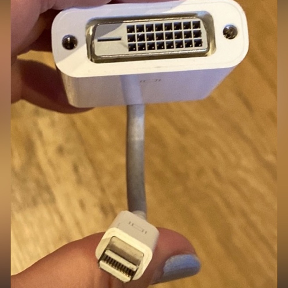 APPLE MAC Mini DisplayPort to DVI Adapter Genuine Apple Mac Display Port Monitor